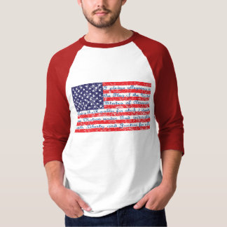 Versprechen der amerikanischen Flagge für Verbünde T-Shirt