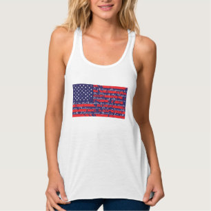 Versprechen der amerikanischen Flagge für Verbünde Tank Top