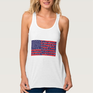 Versprechen der Flagge Allegiance USA Tank Top