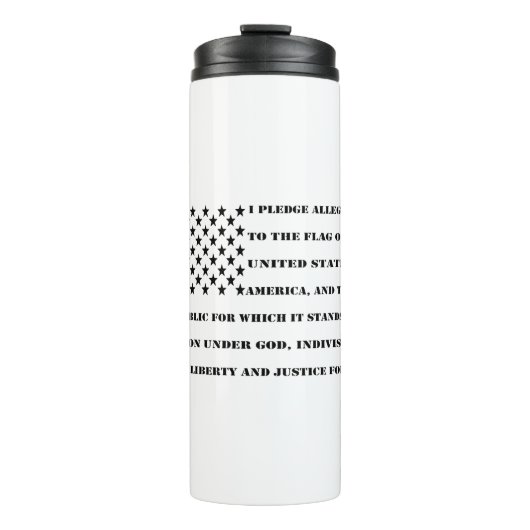 Versprechen der Legitimität #USAPatriotGraphics Thermosbecher (Vorderseite)