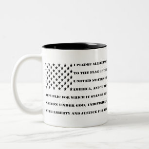 Versprechen der Legitimität #USAPatriotGraphics Zweifarbige Tasse