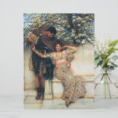 Versprechen des Frühlings (Freund und Freundin) Karte (Stehend Vorderseite)