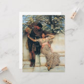 Versprechen des Frühlings (Freund und Freundin) Karte (Vorderseite/Rückseite Beispiel)