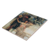 Versprechen des Frühlings (von Lawrence Alma-Tadem Fliese (Seite)