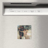 Versprechen des Frühlings (von Lawrence Alma-Tadem Magnet (In Situ (Geschirrspüler))