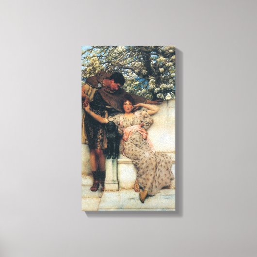 Versprechen des Frühlings (von Sir Lawrence Alma-T Leinwanddruck (Vorderseite)