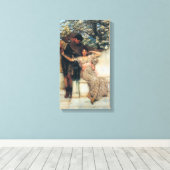 Versprechen des Frühlings (von Sir Lawrence Alma-T Leinwanddruck (Insitu (Holzboden))