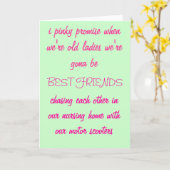 Versprechen des kleinen Fingers I… Gruß-Karte Karte (Gelbe Blume)