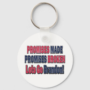 Versprechen gebrochene Versprechen Schlüsselanhänger