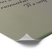 Versprechen Gottes Regenbogen Poster (Ecke)