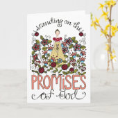 Versprechen - Grußkarte Karte (Gelbe Blume)