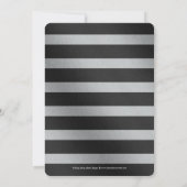 Versprechen Hochzeitsfeierlichkeiten Silver Einladung (Rückseite)