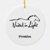 Versprechen Keramik Ornament (Hinten)