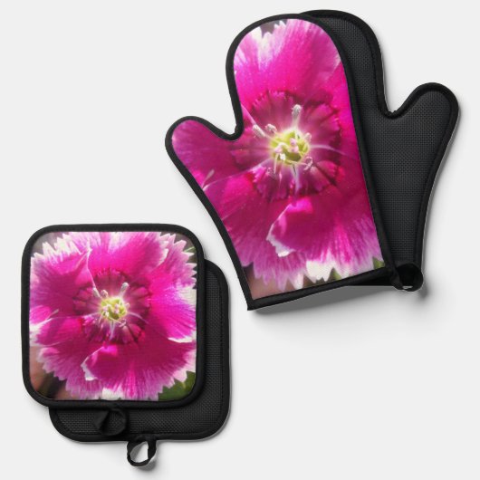 Versprechen Ofenhandschuh & Topflappen-Set (Vorderseite/Rückseite)