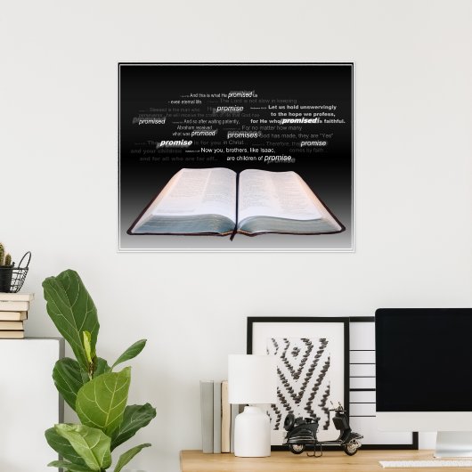 Versprechen Poster (Heimbüro)