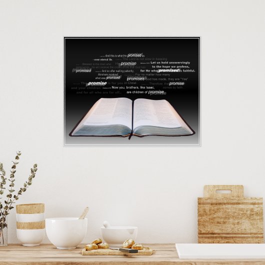 Versprechen Poster (Küche)