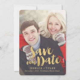 Versprechen Save the Date Fotokarte