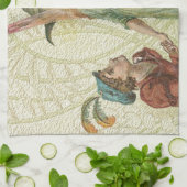 Versprechen - Umwerben eines Engels Geschirrtuch (Gefaltet)