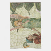 Versprechen - Umwerben eines Engels Geschirrtuch (Vertikal)