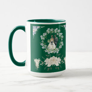 Versprechen unter den Rosen hunter green Tasse