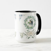 Versprechen unter den Rosen weiß Tasse (VorderseiteRechts)