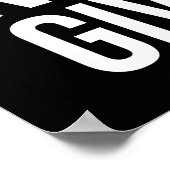 Versprich, dass du nie aufgeben wirst poster (Ecke)