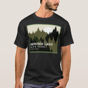 Versprochene Land Staat Park Pennsylvania Wald Sun T-Shirt