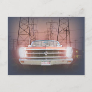 Versprochene Straße im November Postkarte