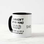 Verstand Auf einer Festplatte benutzerdefinierte M Tasse (Vorderseite Links)