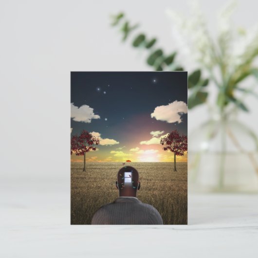 Verstand Postkarte (Stehend Vorderseite)