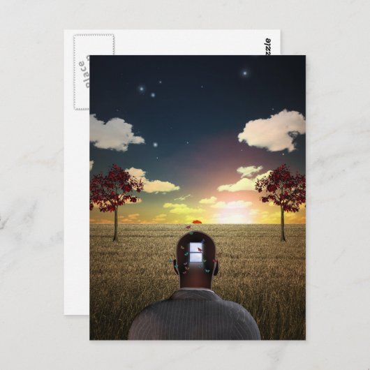 Verstand Postkarte (Vorne/Hinten)