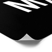 Verstand über Angelegenheit Poster (Ecke)