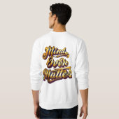 Verstand über Angelegenheit Sweatshirt (Schwarz voll)