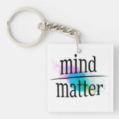 Verstand über wichtige Worte der Weisheit Schlüsselanhänger (Vorderseite)