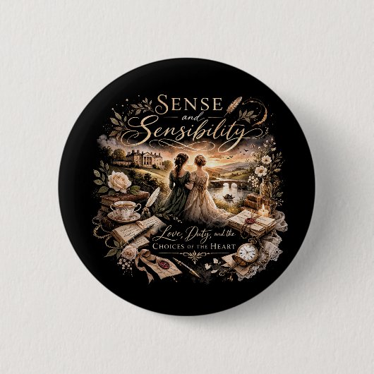 Verstand und Empfindsamkeit Button (Vorderseite)