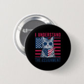 Verständnis der Ignment Kamala Harris Childless Ca Button (Vorne & Hinten)