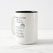 Verständnis für Physiotherapeuten Zweifarbige Tasse (Vorderseite Links)