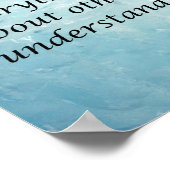 Verständnis Poster (Ecke)