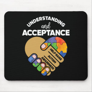 Verständnis von Akzeptanz Autismus Bewusstsein Her Mousepad