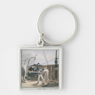 Verstärken des Kabels nach dem ersten Unfall auf Schlüsselanhänger