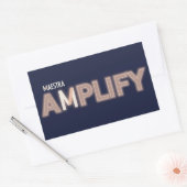 Verstärker Rechteckiger Aufkleber (Umschlag)