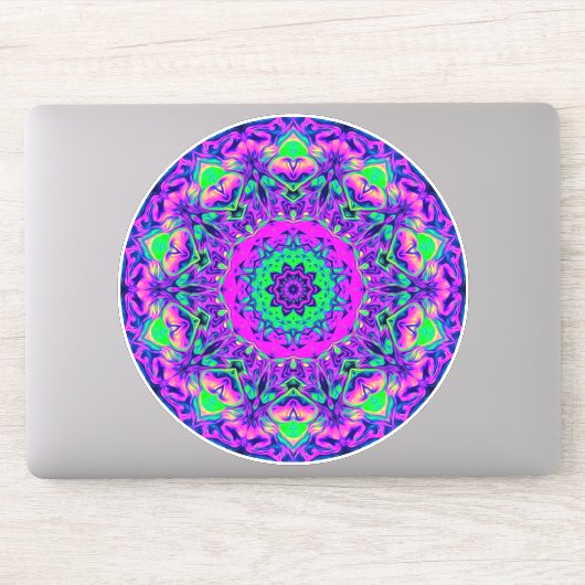 Verstärkermandala Aufkleber (Computer)