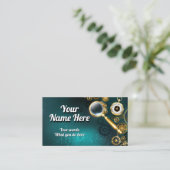 Verstärkeruhr Visitenkarte (Stehend Vorderseite)