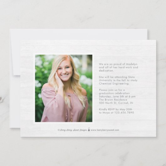 Verstärkte Ankündigung von Abschlüssen (Rückseite)