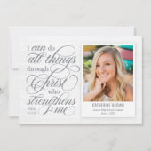 Verstärkte Einladung zur Ankündigung von Abschlüss (Vorderseite)