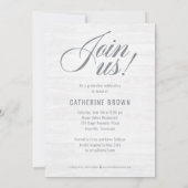 Verstärkte Einladung zur Ankündigung von Abschlüss (Rückseite)