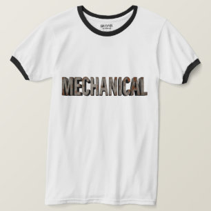 Verstärkte Industriemetall 'MECHANISCH' Klingelton T-Shirt