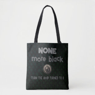 Verstärkte Schwärze, Spinal Tap inspirierter Rocke Tasche