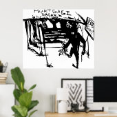 VERSTÄRKTE SICHERHEIT POSTER (Heimbüro)