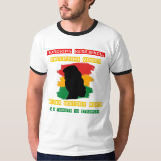 Verstärkte Stimmen mit dem T-Shirt "Schwarze Gesch